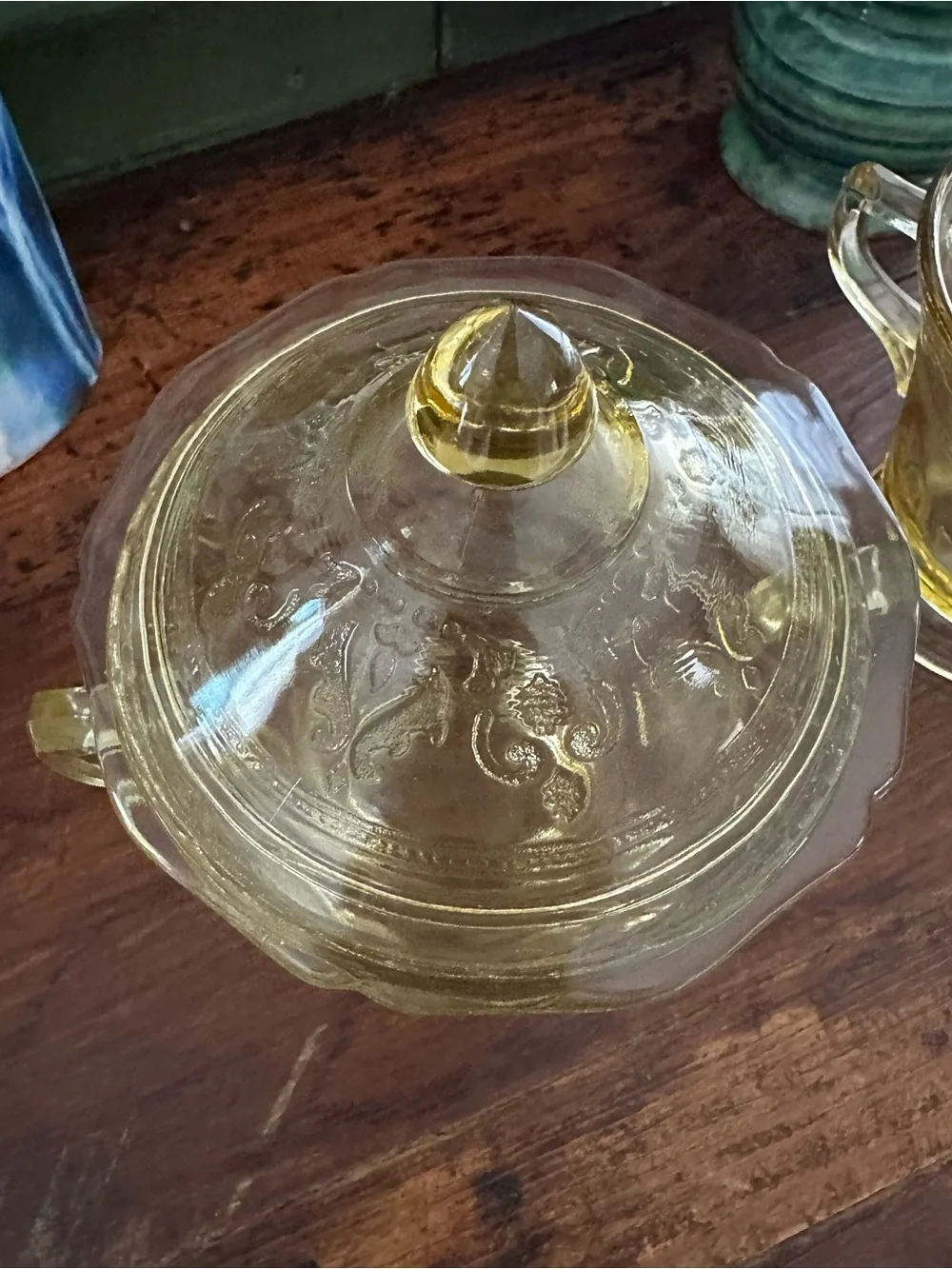Patrician Cream and Sugar with Lid